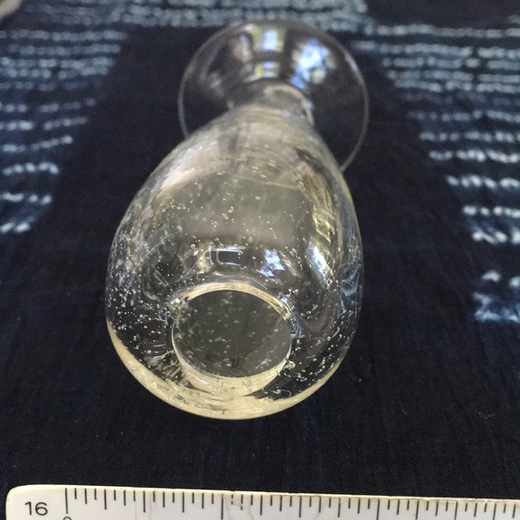 Glass vase with bubbles - Picture 5 of 6